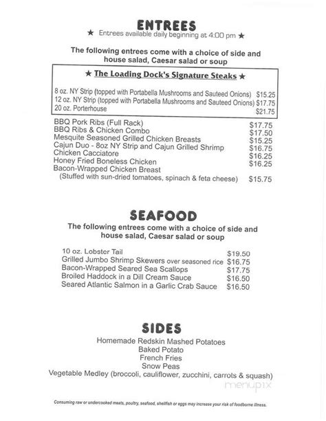 Loading dock dunmore menu  719 likes · 8 talking about this · 159 were here